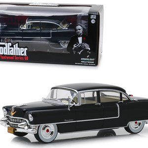 NIB Greenlight Die-cast 1:24 1955 Cadillac Fleetwood Series 60 Black